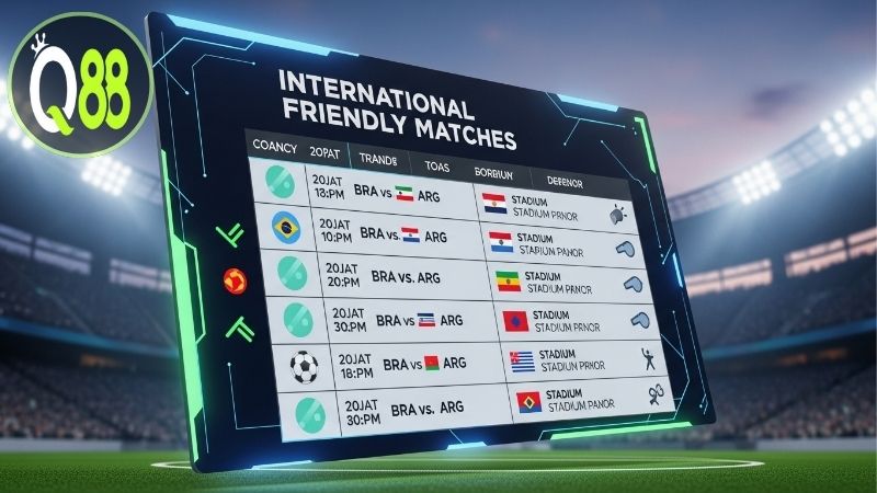 Lịch thi đấu giao hữu quốc tế – Cập nhật mới nhất 2 Lịch thi đấu giao hữu quốc tế – Cập nhật mới nhất