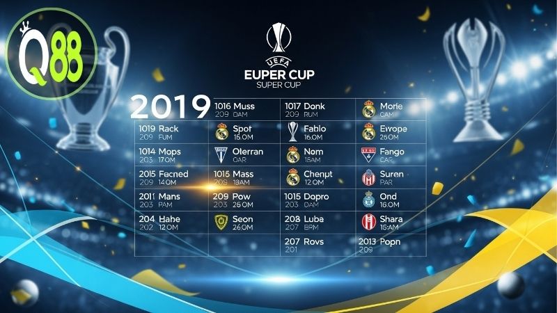 Lịch thi đấu Siêu Cúp Châu Âu – Cập nhật mới nhất 2 Lịch thi đấu Siêu Cúp Châu Âu – Cập nhật mới nhất