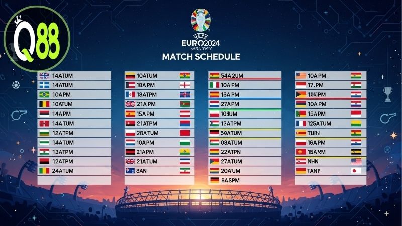 Lịch bóng đá Euro – Cập nhật đầy đủ và chi tiết 8 Lịch bóng đá Euro – Cập nhật đầy đủ và chi tiết