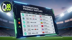 Lịch thi đấu giao hữu quốc tế – Cập nhật mới nhất